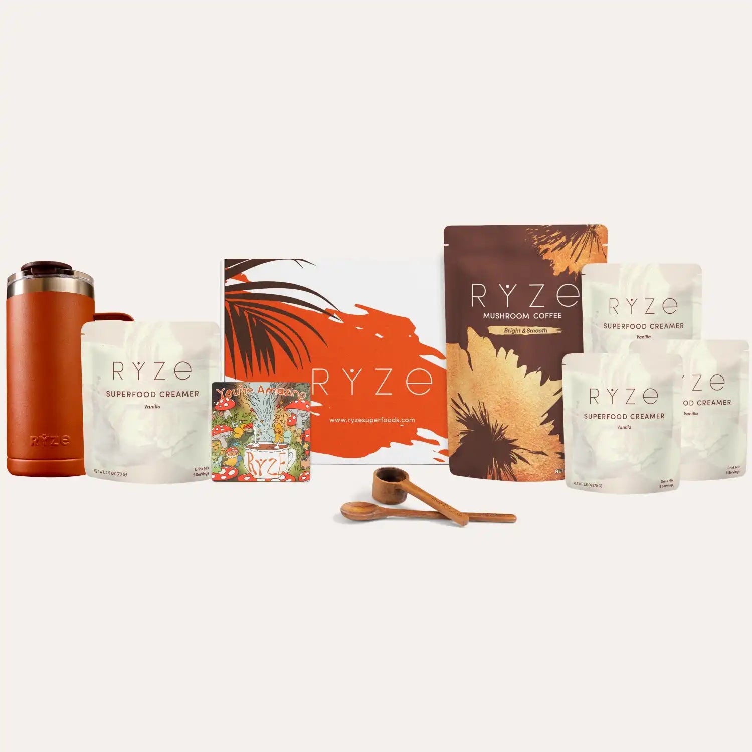 Ultimate RYZE Vanilla Latte Bundle (Vanilla Creamer + Coffee) - Superfood Blend
