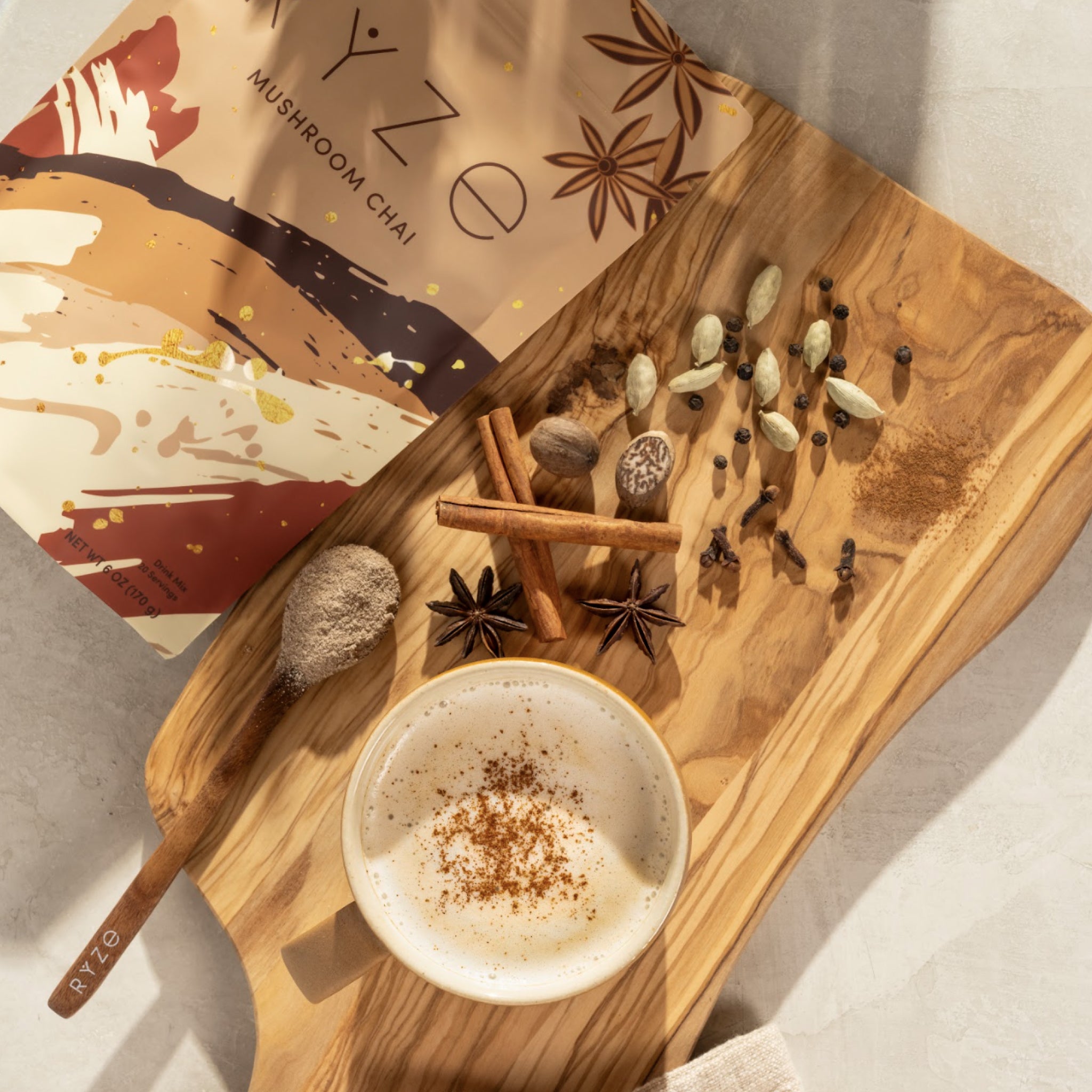 Mushroom Chai (20 Servings) - Smart Coffee