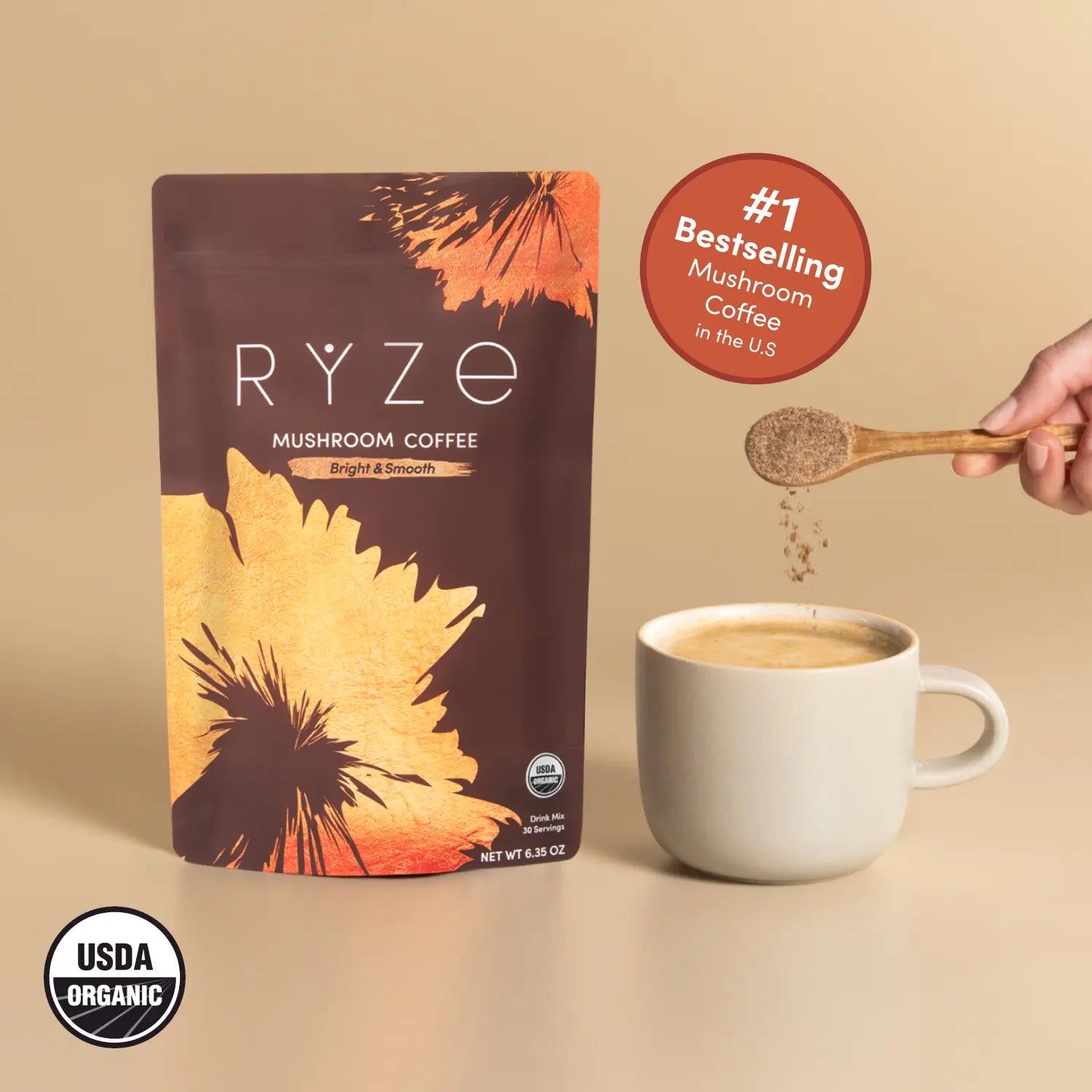 Mushroom Coffee (30 Servings) - Daily Energy