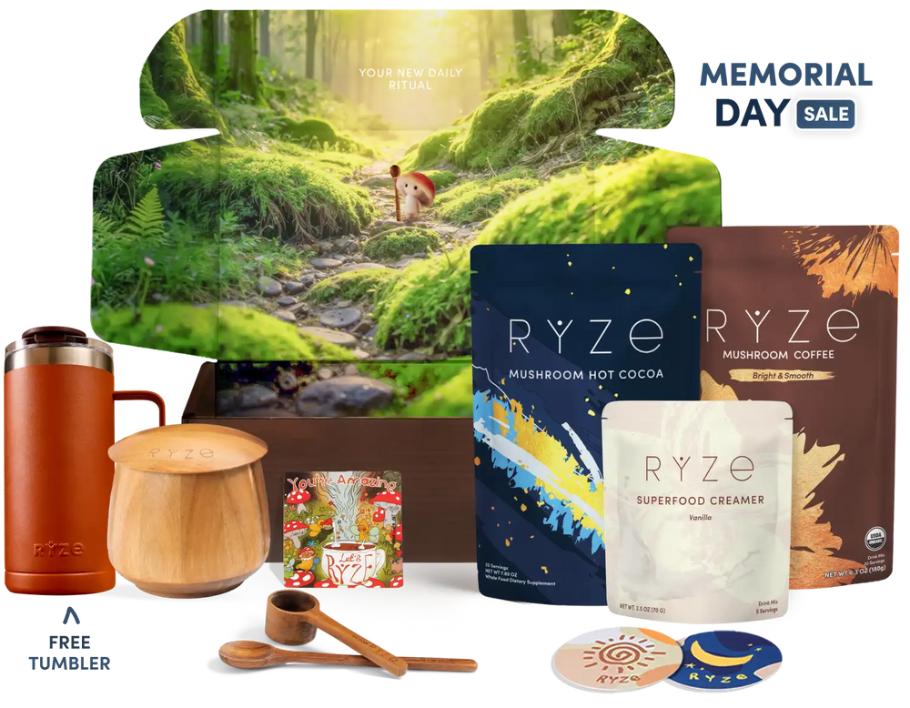 RYZE Ritual Set (Cocoa + Coffee) - Focus Support
