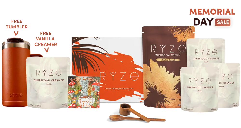 Ultimate RYZE Vanilla Latte Bundle (Vanilla Creamer + Coffee) - Superfood Blend